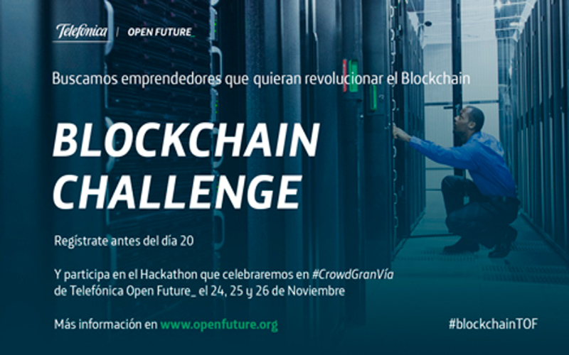 Hackathon sobre blockchain. Telefónica Open Future_