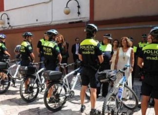 policia municipal en bici