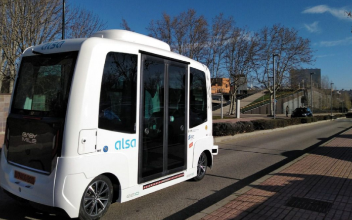 autobus sin conductor universidad autonoma de madrid