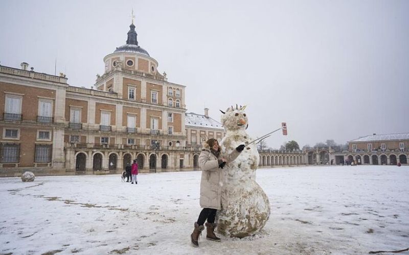 nieve en madrid museos