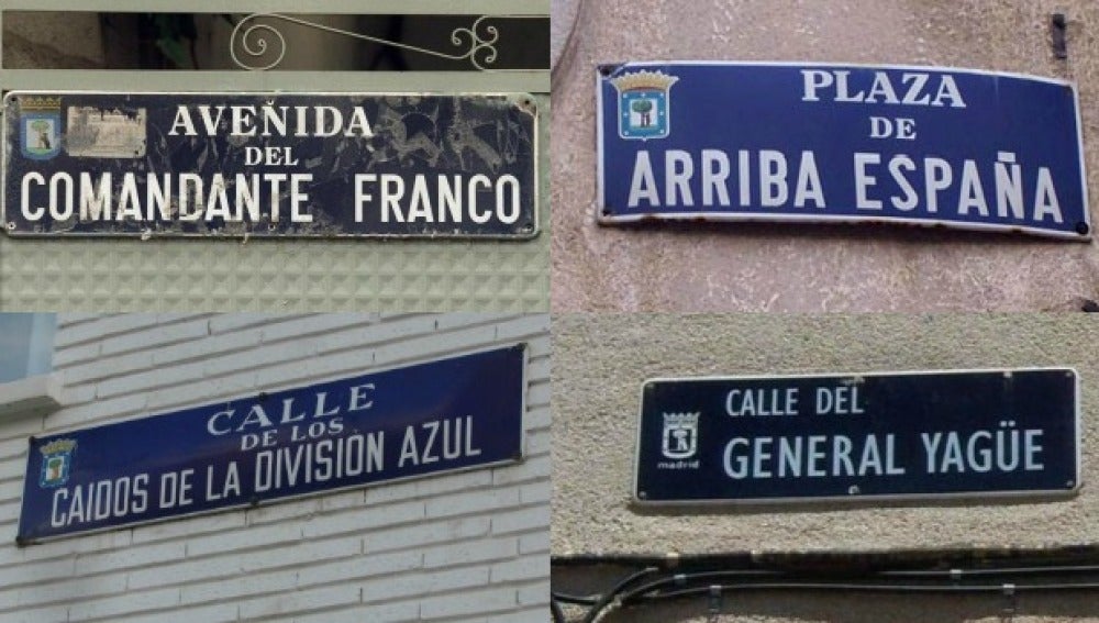 vuelven nombres de calles a Madrid