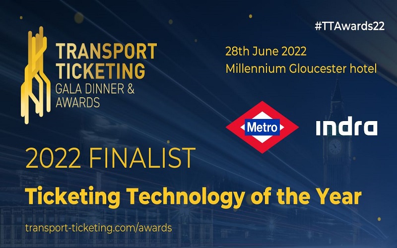 Indra y Metro de Madrid reconocidos en los premios de Transport Ticketing en Londres