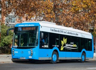 En Madrid se instalará sistema automático de carga eléctrica inteligente en autobuses