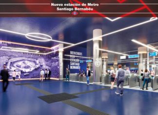 Madrid modernizará la estación de Metro Santiago Bernabéu